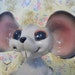 Really Cute Mouse Figurine Nodder Poseable Head