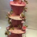 Vintage Pink Shabby Corner Shelf
