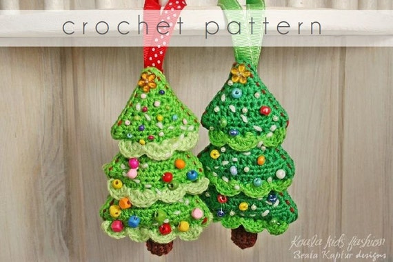 crochet pattern christmas tree ornament ebook pdf pattern crochet pattern christmas tree ornament ebook pdf pattern