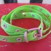 Slime Green Neon Rave 90s Vinyl Japanese Skinny Belt