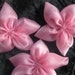 5-Petal Light PInk Organza Flowers