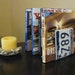 TEXAS LICENSE PLATE Bookends- Perfect for an Office - Mancave - Den.....many states available