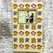 vintage book picture frame. READABLE vintage book as unique photo frame. floral, spice, yellow. Spice of Love, 1968.