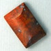 RESERVED FOR R: Cougar Jasper - Hand Cut Designer Freeform Gemstone Cabochon - Red Cougar Jasper