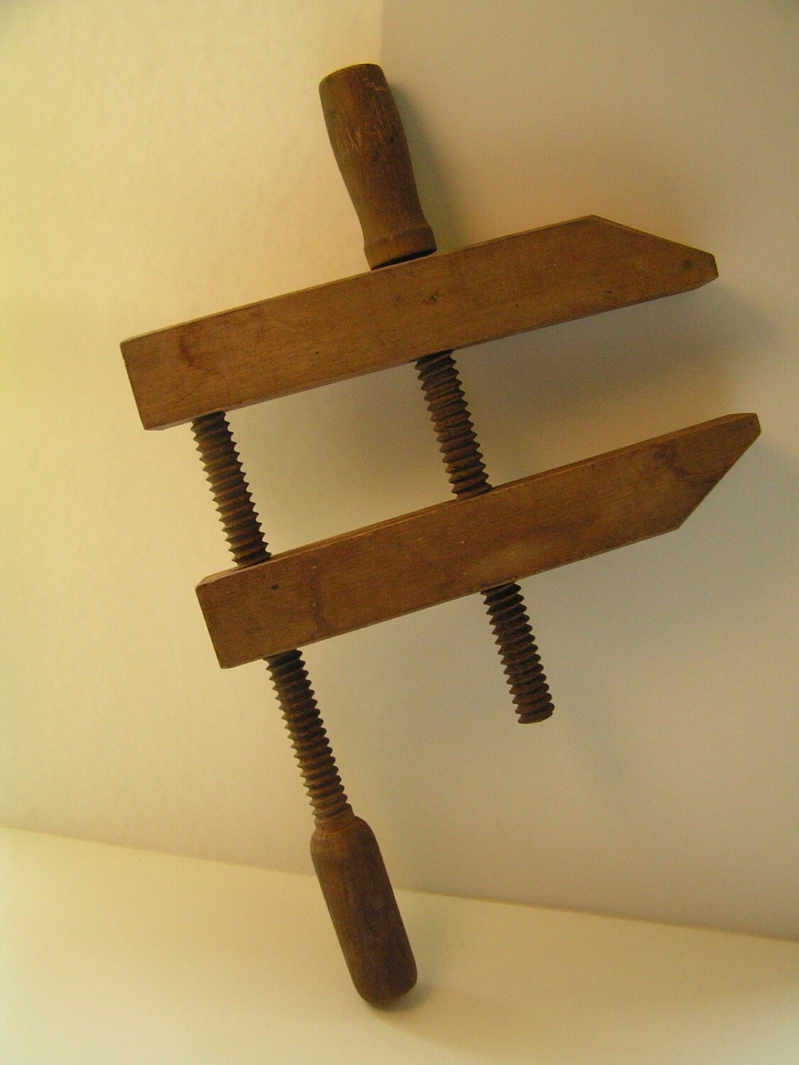 Antique Wooden Clamp Tool