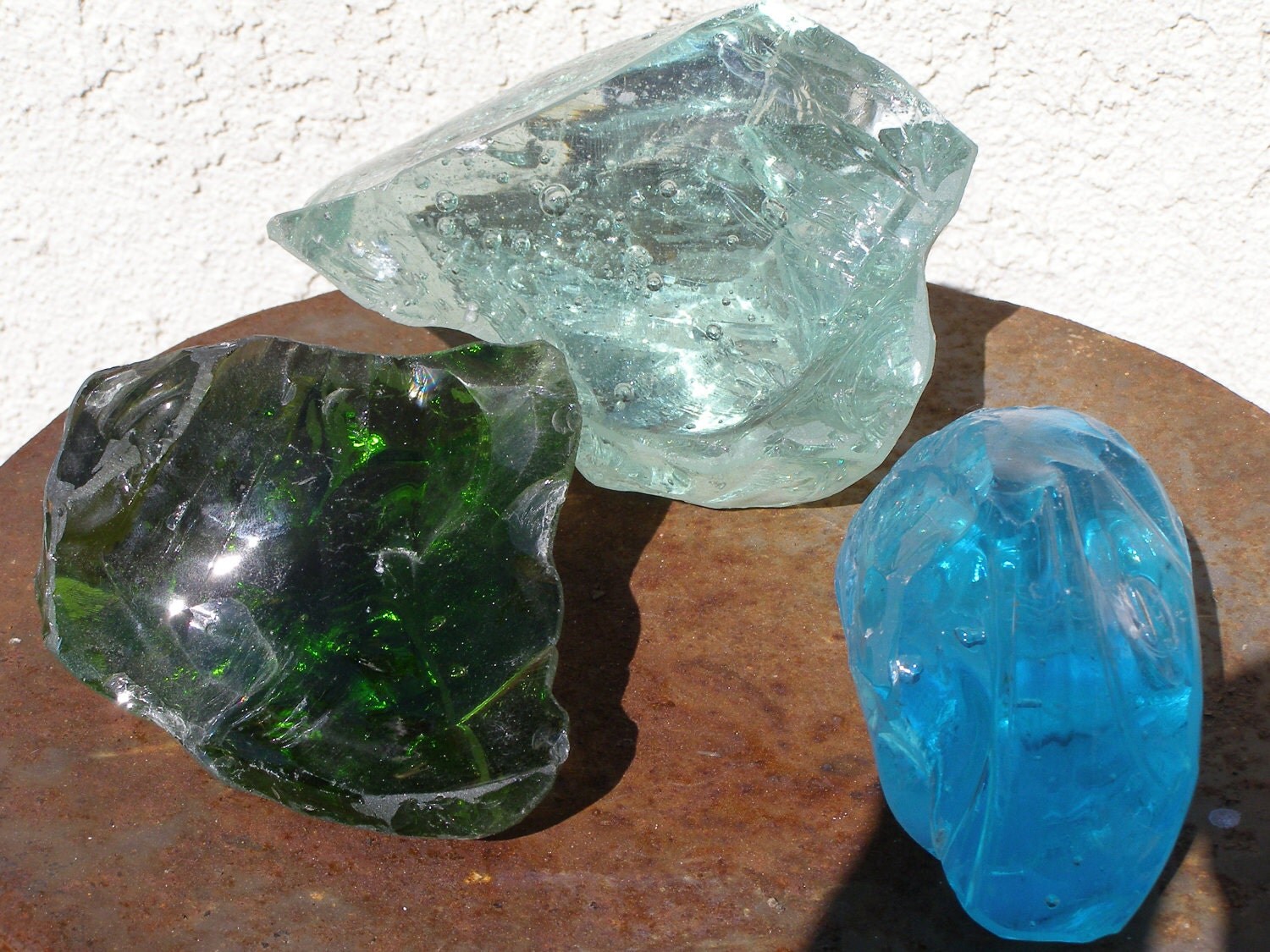 Vintage glass chunks SALE