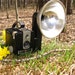 Vintage Brownie Hawkeye camera with flash reflector