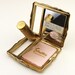 Vintage Stratton Compact Diamond Cut With Pop Up Lipstick