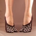 Split toes socks - Black Tabi with white pattern