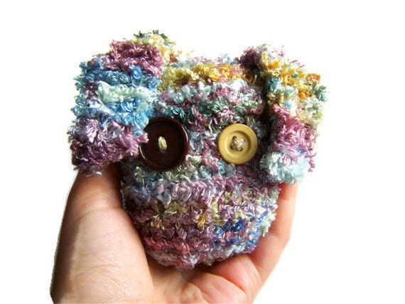 Cute Monster Plush Knitted Amigurumi Stress Ball by ...