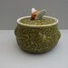 SALE 50% OFF - Vintage Ceramic Pot - Mid Century/ Bumble Bee //MKT17