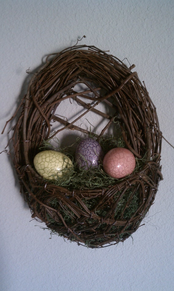 Easter Egg Grapevine Basket