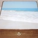 Jewelry box, wooden box, treasure box, keepsake box, memory box, trinket box, ocean, beach,