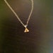 Miniature initial necklace (A-Z)