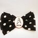 Star Trek polka dot hair bow
