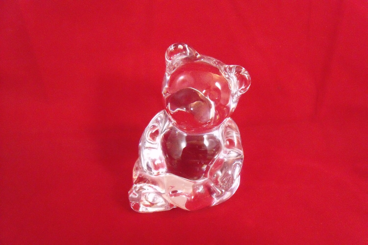 Vintage Princess House Crystal Bear