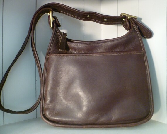 Vintage COACH DSLR Camera Bag Crossbody Leather Purse