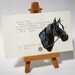 Black Beauty Painted on Library Card - Black Beauty by Anna Sewell