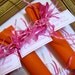 Tangerine & Pink Wedding Party Cracker