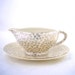 Empire Shelton Ivory Vintage Porcelain Creamer and Plate Clover