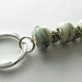 Silver Tone Key Chains&Key Rings euro beads