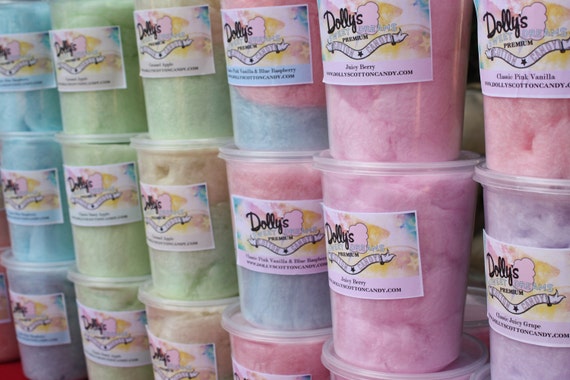 The Candery Cotton Candy Floss Sugar (2-Pack) | Raspberry Blue And