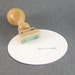 Small Arrow Stamp - 3/4 inch rubber stamp with a very straight arrow READY TO SHIP
