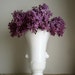 Vintage Vitrock White Glass Art Deco Flower Vase