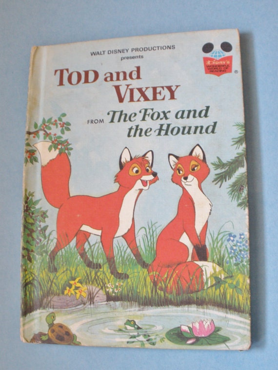 Tod and Vixey Disney Childrens Book by TwigenberryBooks on Etsy