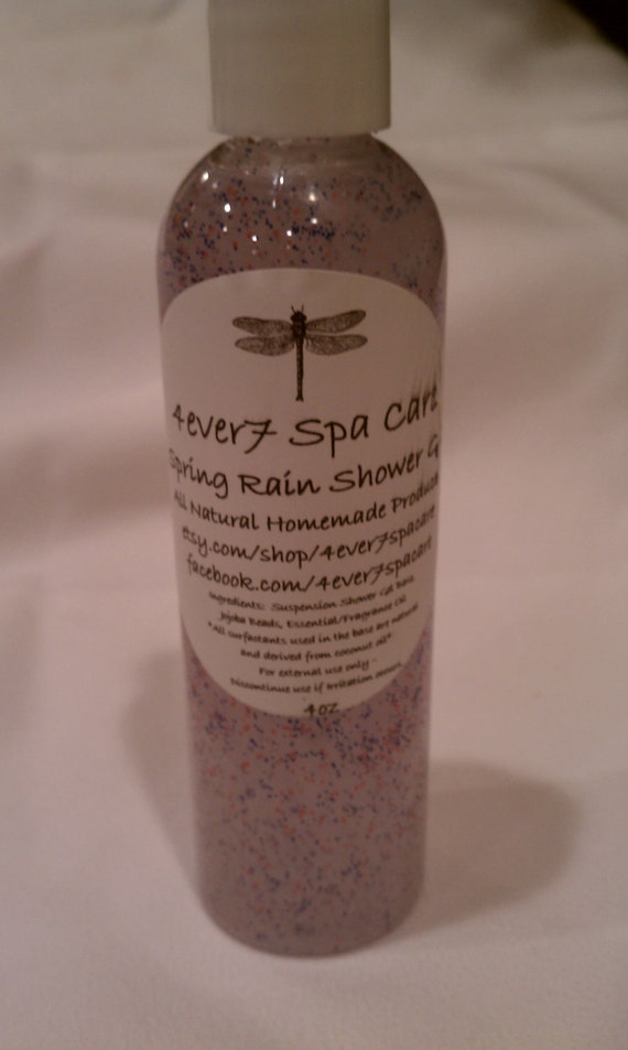 Items similar to Spring Rain Shower Gel 4 oz. on Etsy
