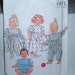 Infant to Toddler sizesGirls Dress and Romper Sewing pattern 6651