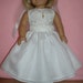 Communion, Confirmation, Wedding dress , veil fits American girl 18 inch doll clothes.