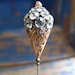 Antique Victorian Rhinestone Hat Pin