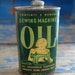 Antique / Vintage Sewing Machine Oil Can Advertising Great Graphics