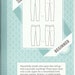 SALE -- Clover pants pattern by Colette Patterns sizes 0-18 included