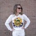 Women's Vintage Notre Dame Fighting Irish Sweatshirt Brand NEW with sticker sz. S