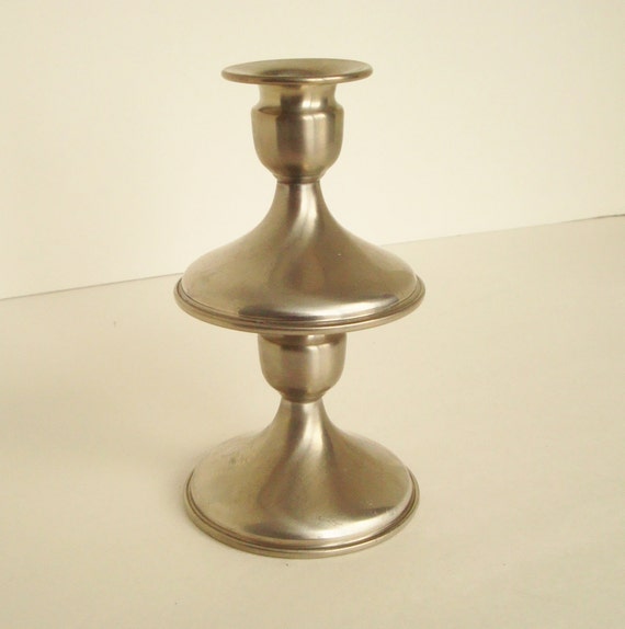 Revere Pewter Candle Holders Vintage Pewter Candle Holders