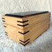 Wood Box - A Clear Hickory & Walnut Keepsake Box - PRICE REDUCED