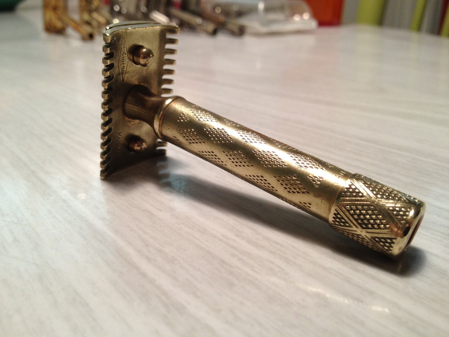 Gillette Bostonian Gold Safety Razor from 1920's
