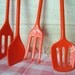 P.P.L. Pedrini Retro Orange Kitchen Utensils - Vintage - Kitchen - Housewares - Italy