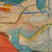 COLORFUL ABSTRACT PAINTING, fish artwork, original textured painting, modern pastel drawing, ocean mixed media art teofana