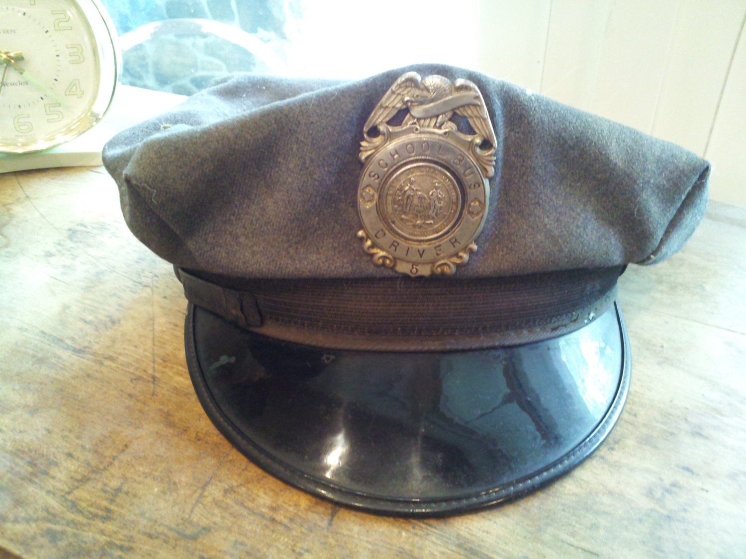 1950 bus driver uniform badge