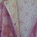 Vintage Chenille Woman's Jacket Lined in a Beautiful Roses Design Fabric