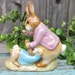 Vintage Beatrix Potter Figurine Benjamin Bunny and Peter Rabbit 1975 Bp3b