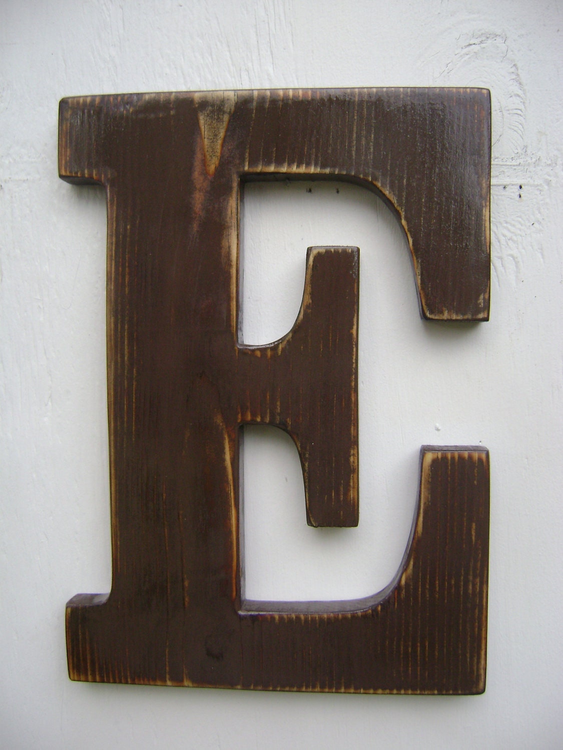 wall sign rustic wooden letters decor 12 tall 3/4