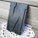 vintage letterpress / wood type printer's block / letter N