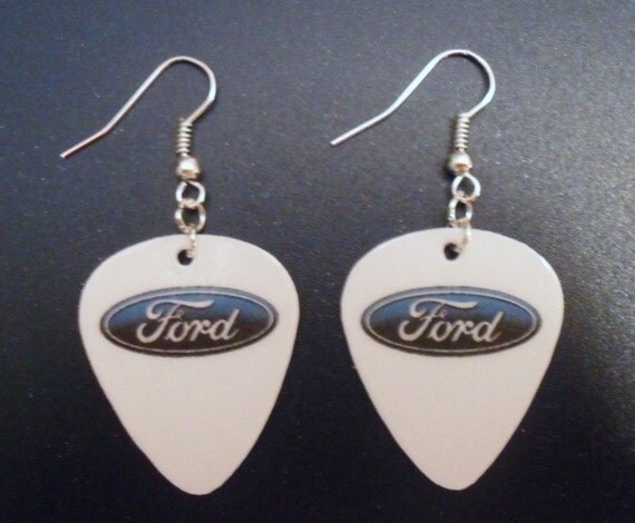 Ford logo earrings #7