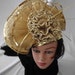 MR. H Designer Hat Gold Lame'