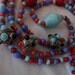 VINTAGE Glass Bead NECKLACE C.1970