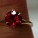 Victorian Era Ruby Ring in 12kt gold